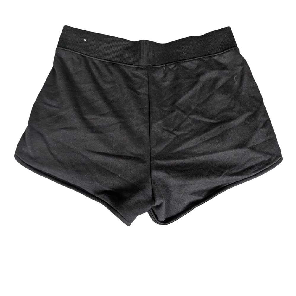 Reebok Womens Black Athletic Gym Training Shorts Ribbed Waistband S CH P - Picture 3 of 8